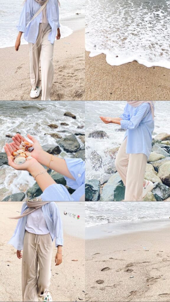 Outfit travel stylish untuk liburan pantai