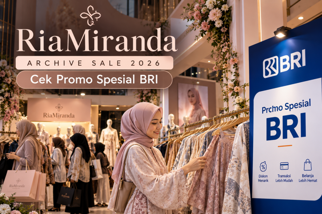 RiaMiranda Archive Sale 2026, Cek Promo Spesial BRI